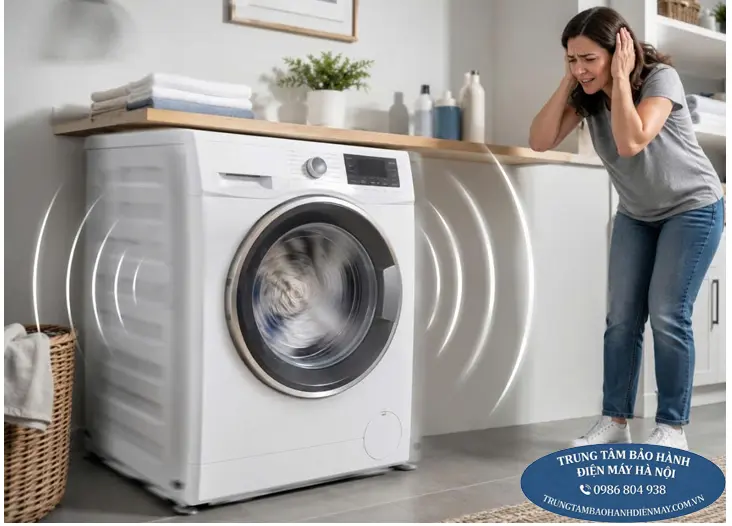 Nguyên nhân máy giặt Electrolux kêu to