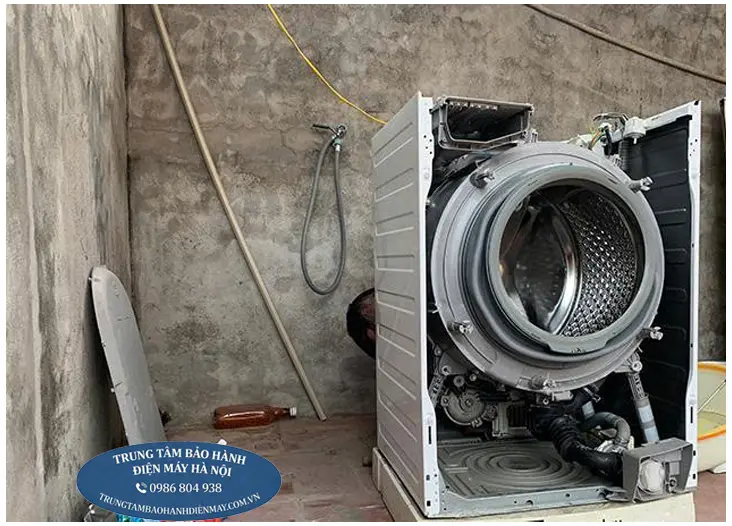 Gãy trục máy giặt Electrolux gây tiếng ồn lớn