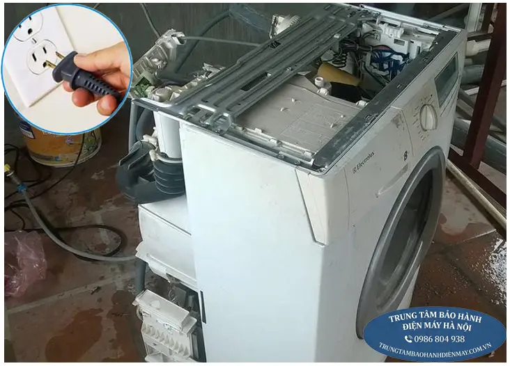 Sửa máy giặt Electrolux không vào điện tại Hà Nội