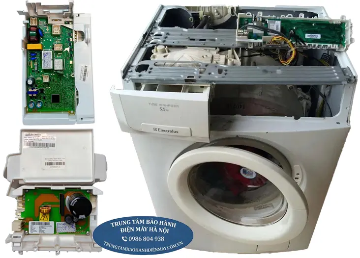 Kiểm tra thay thế cụm dây nguồn máy giặt Electrolux