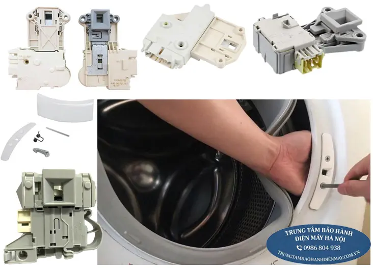 Thay khóa cửa máy giặt Electrolux chính hãng