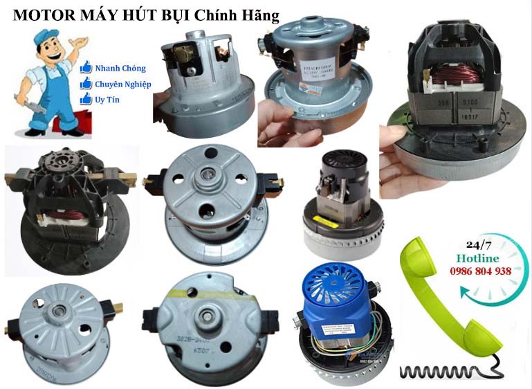Motor May Hut Bui Hitachi chinh hang