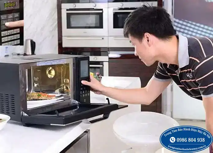Sửa lò vi sóng Electrolux liệt phím tại Hà Nội
