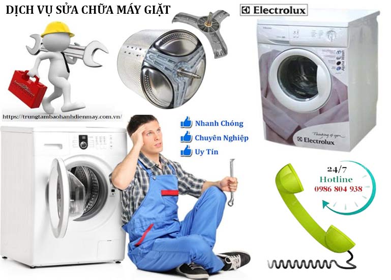 Sua May Giat Electrolux